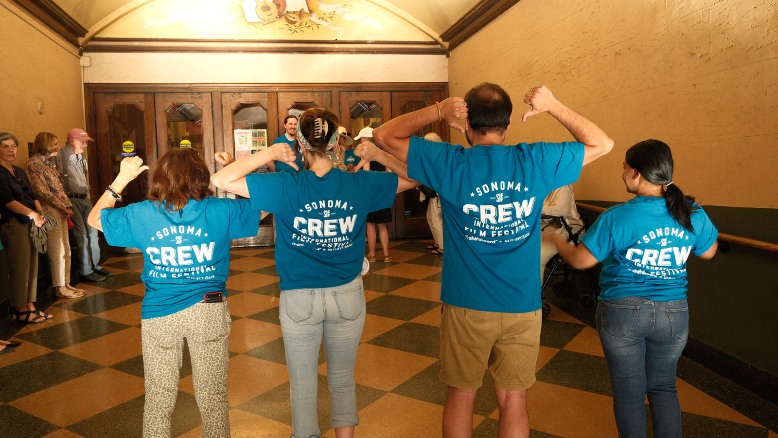 Volunteers at Sonoma International Film Festival